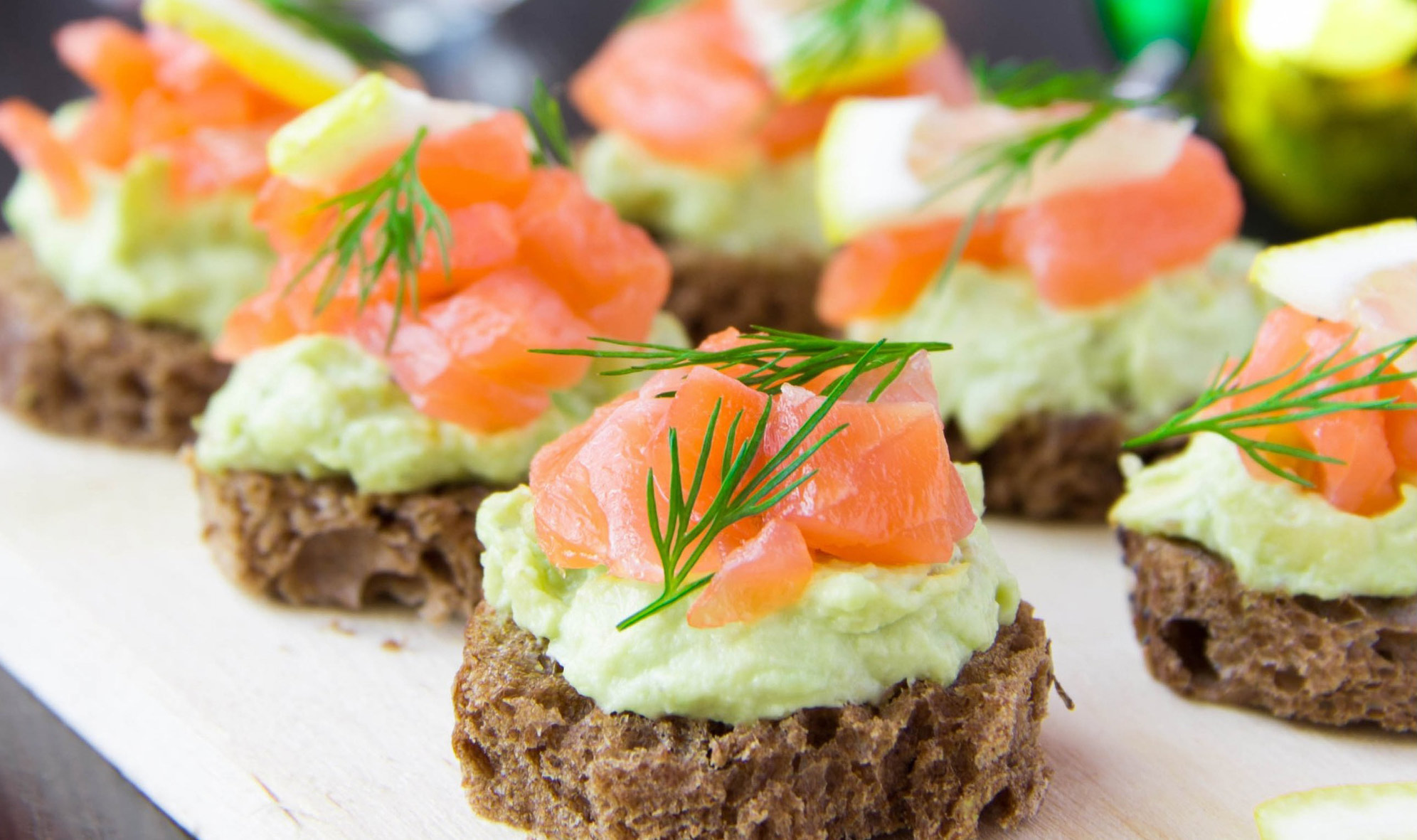 Белая закуска с мартини