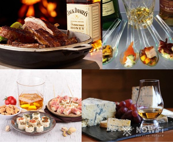 Выбор закуски по типу виски