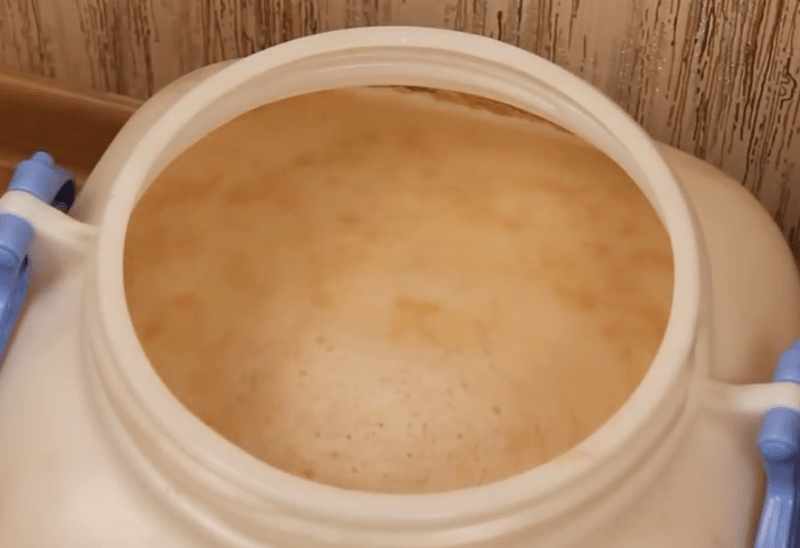 Кукурузная крупа брага на китайских дрожжах кодзи.