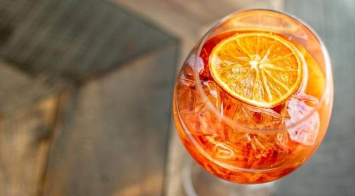 Королевский коктейль Апероль.