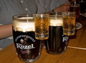 Бехеровка с пивом