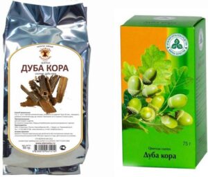Дубовая кора из аптеки