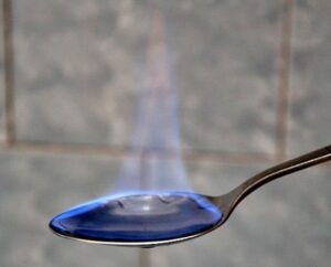 Горение самогона