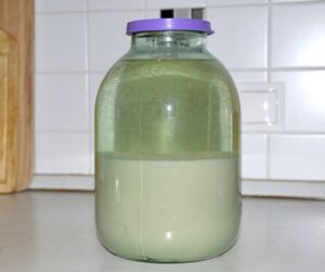 Осадок после очистки